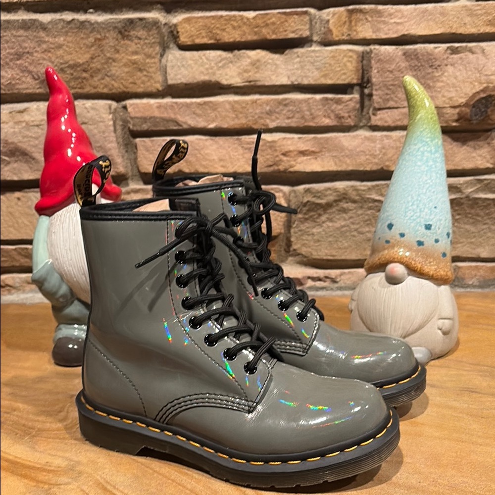 NOT FOR SALE: Dr. Martens Gray Combat Boots 🥾! - Picture 3 of 9